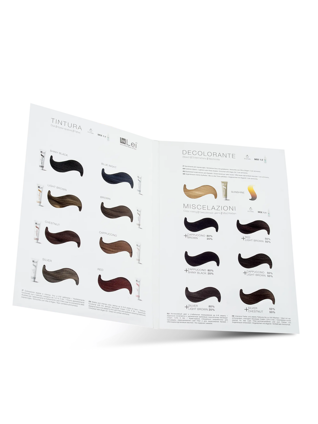 InLei® - "COLOUR CHART" - Colour Chart + Blends