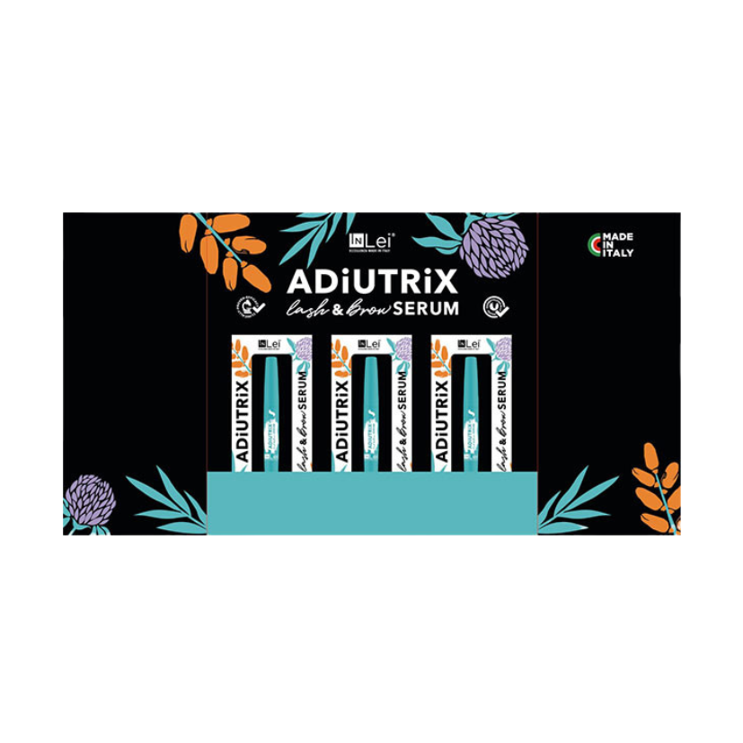 InLei® - Adiutrix Lash and Brow Growth Serum, 5ml - Display Box (STAND ONLY)