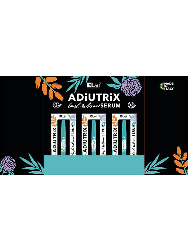 InLei® - "ADIUTRIX" Lash and Brow Growth Serum, 5ml - Display stand with 9 full size products (RRP $719 Each, log in to see wholesale price)