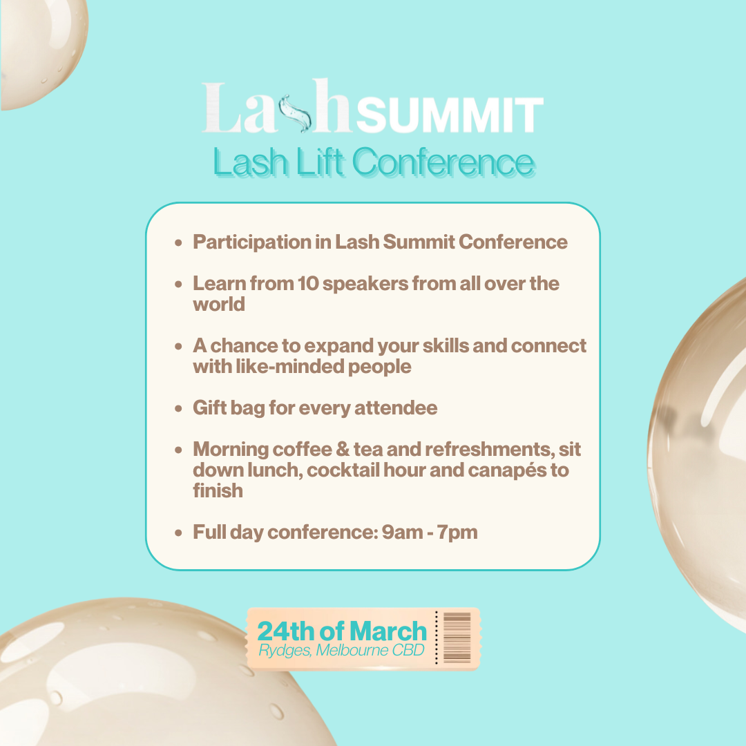 Lash Summit 2025 - Conference Main Day Ticket / 24 March 2025