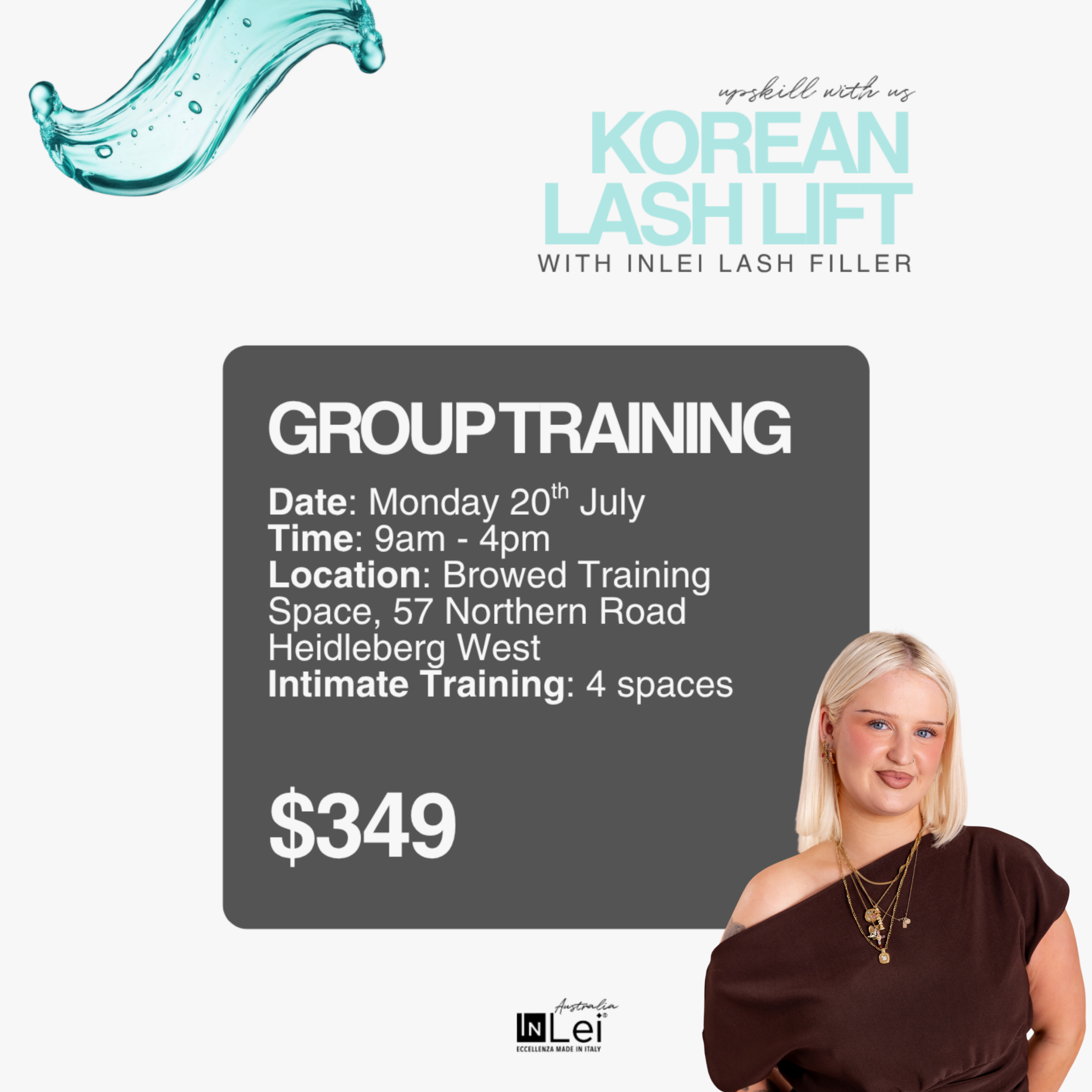 GROUP TRAINING: Korean Lash Lifts with InLei Lash Filler